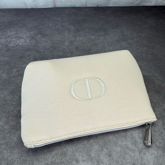 Dior Light Pink Jersey Small Cosmetic Bag - Picture 6 of 9